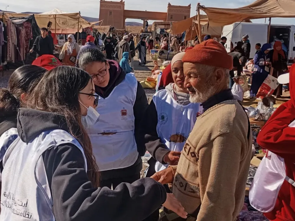 حملة تحسيسية بالسوق الأسبوعي لتمدلين جماعة آيت زينب